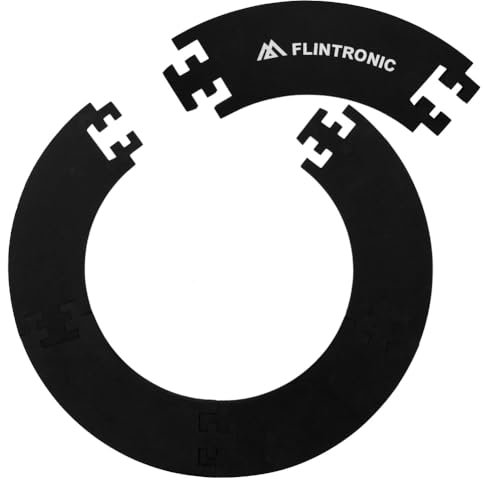 Flintronic Dart Catchring Surround, Surround Auffangring Dart Backboard, Dartscheibe Schutzring, Leichtes Eva Dartscheiben Surround für für Ø 45 cm Dartscheibe, Gesamt-Ø 72 cm