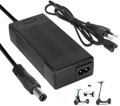 HPGAAVD 42V 2A Electric Scooter Charger, 36V E-bike Universal Lithium Battery Charrger, E-bike, E-scooter Quick Charger DC2.1×5.5MM