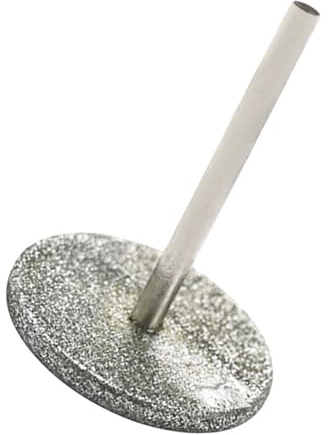 DECOMELODY Stainless Steel Nail Sanding Disc Nail Bit Flat Drill Bit Professional Manicure Pedicure Buffer Attachment for Edge Shaping Polishing Use