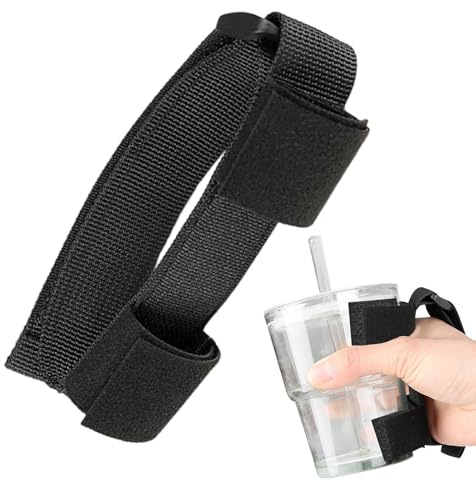 Supporto per utensili con da mano, supporto per la presa delle stoviglie, per mangiare il polsino della mano, per disabili muscolari, debolezza, pazienti, anziani, anziani