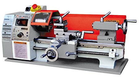 Torno para el metal HOLZMAN ED300FD65S con variador 230V 0,63 Kw torneado conico
