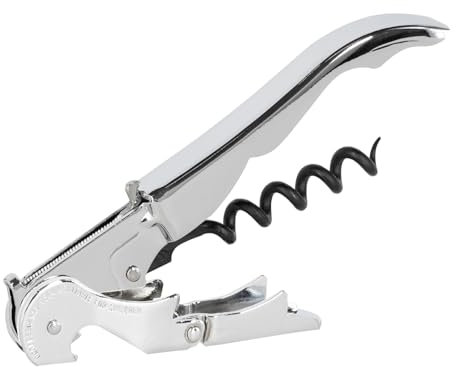 PULLTAP'S GENUINE Slider 900 - Tire-bouchon de serveur pour usage professionnel - Fabriqué en Espagne - Avec double levier articulé, couteau coupe-capsule type cutter et décapsuleur