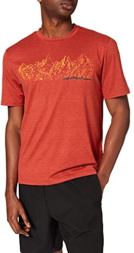 Killtec Herren Funktions T-Shirt Lilleo MN TSHRT C, rost, XL, 36666-000