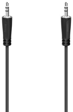 Hama 205262 Audio Cable 3.5mm Jack Male to 3.5mm Jack Male Stereo 1.5m, black