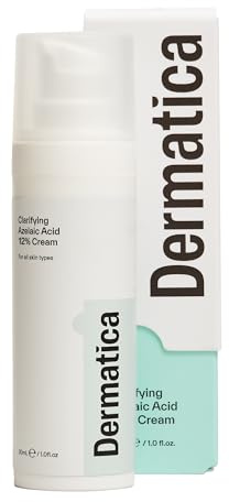 Dermatica Clarifying Azelaic Acid 12% Cream | Lightweight and Fragrance Free Skincare | Gentle and Effective for all Skin Types
