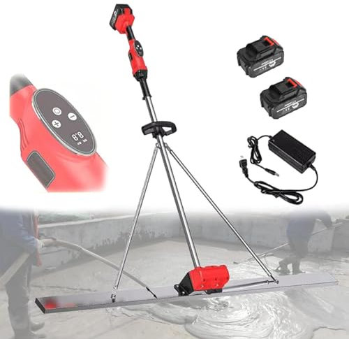 Massetto in Calcestruzzo Potente Attrezzo elettrico per la finitura del calcestruzzo, macchina vibrante per massetto in calcestruzzo, vibratore elettrico per calcestruzzo, motore brushless,