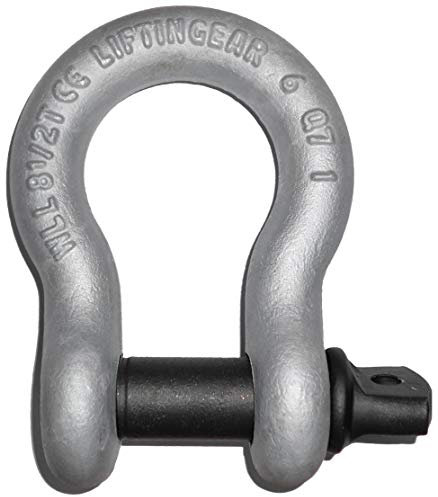 Tested 4.75 Ton Galvanised Screw Pin Lifting Towing Alloy Bow Shackle 4x4 Offroad Recovery CE