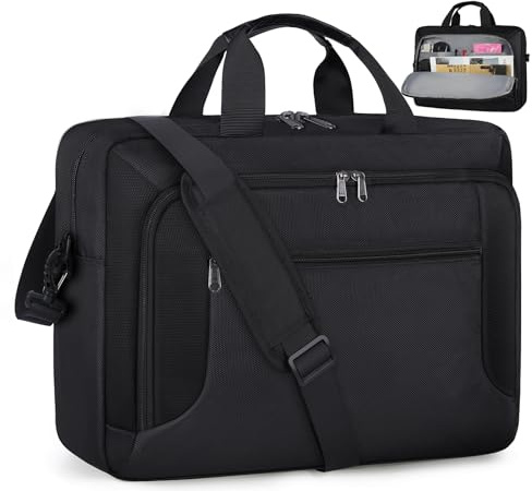 Rainsmore Borsa Porta PC 15 Documenti Uomo Professoressa Nero