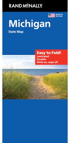 Rand McNally Easy to Fold: Michigan Laminated State Map