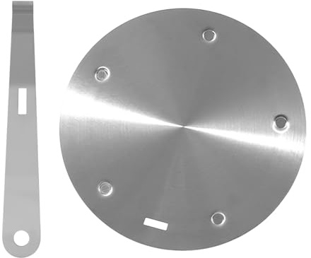 BommFu Induction Adapter Plate, Induction Hob Converter Plate for Pots and Pans | Sauté Pad with Removable Handle for Small Households Even Heat Distribution