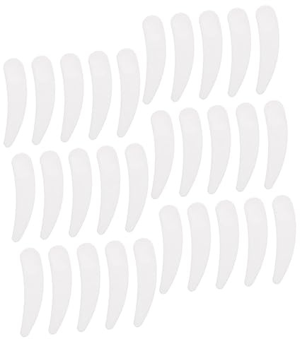 Beatifufu 100 Piezas Unidades Cucharas Cosméticas para Crema Facial Espátulas de Maquillaje Seguras de Aplicador para Crema de Ojos y Lociones Herramienta Práctica para Cuidado