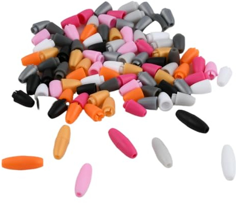 54 Pezzi Chiusure di Sicurezza in Plastica, 2,5 mm Chiusura per Braccialetti, Chiusure Staccabili per Cucito, Cordino, Vestiti, Collane, Bracciali, Gioielli Fai Da Te