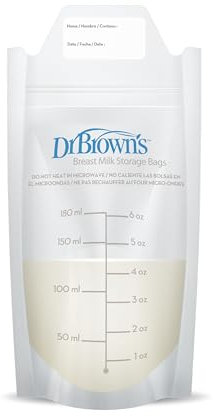 Dr. Brown's Sacchetti per il congelamento e la conservazione del latte materno - 100 ct