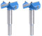 sourcing map Forstnerbohrer, 40 mm, Wolframcarbid, Holzlochsäge, Schneckenöffner, Holzbearbeitung, Scharnier, Bohrbohrer, Bohrer, Fräser, 2 Stück (blau, grau)