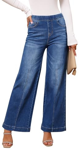 Roskiky Ladies Flared Jeans Size 14 Dark Blue Y2K Straight Plus Size