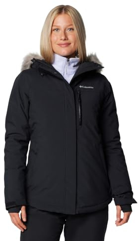 Columbia Ava Alpine II Chaqueta Aislante, Aislamiento Térmico, Material Transpirable, Impermeable, Detalles Desmontables, Piel Sintética Desmontable, Prácticos Bolsillos - Mujer