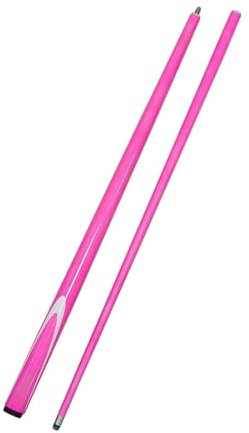 Dickly 1/2 geteilter Snooker-Queue, Pool-Queue-Ersatz, 145 cm, modisch, tragbar, 9,5 mm Spitze, Billard-Queue für Büro, Bar, Zuhause, Erwachsene