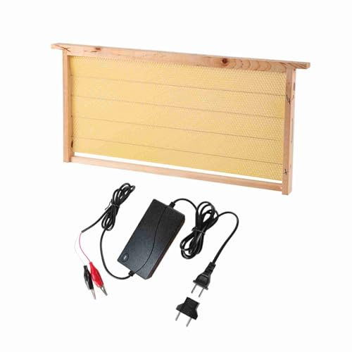 lvifloae Beehive Electric Embedder Heizgerät 60 W Wax Foundation Wire Embedder für die Bienenhaltung Bienenstock-Installationsausrüstung für Imker-Tool Embedder Beehive