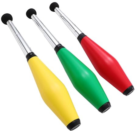 TOYANDONA 3st Jonglierstock Blumenstöcke Jonglieren Jonglierkeulen Für Jonglierringe Jonglierkeulenstöcke Jonglierstöcke Spiel Zirkus Spaß Jonglierstab Für Trick Sport