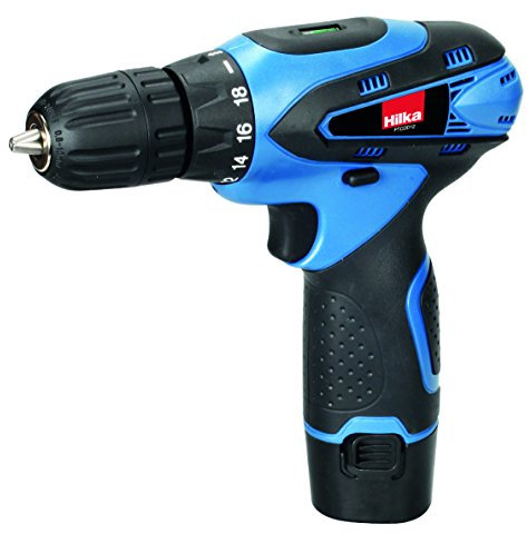 Hilka PTCDD12 12 V Li-Ion Cordless Drill Driver - Blue/Black