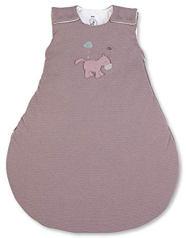 Sterntaler Baby-Schlafsack, Pony Pauline, Reißverschluss und Knöpfe, Größe: 62/68