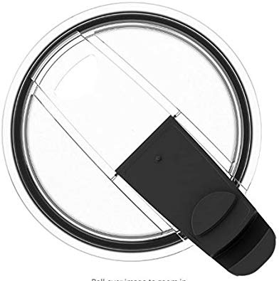 40oz Tumbler Lid for BEAST Tumbler & more Flip Lid (40oz, Black)
