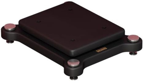 1-stufiges HiFi-Rack-AV-Regal Audio-Basis-Bücherregal-Verstärkerständer HiFi-Verstärkerschrank Geräteschrank Lautsprecherregal (Color : Schwarz, S : 30 * 35cm(1Tier))