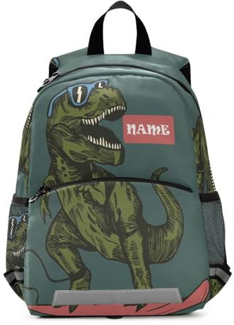 HMZXZ Mochila Personalizada con Nombre de Niños para Niños Pequeños, Mochila de Libros de Dibujos Animados de Tractores de Granja para Niños y Niñas de 3-6 Años, Mochila Personalizada de Coches
