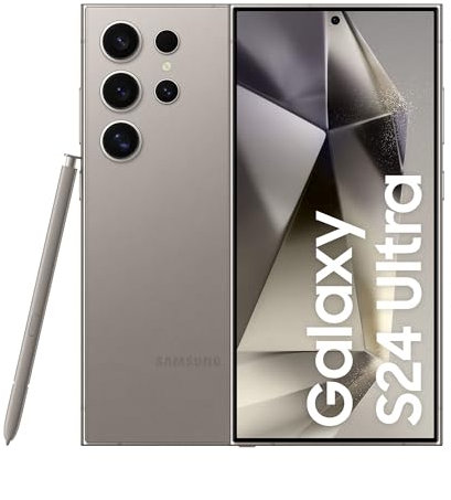 Samsung Galaxy S24 Ultra 512GB Titanium Grey Unlocked (Renewed)