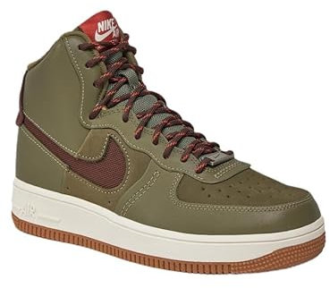 Nike Damen Air Force 1 Sculpt Wild Sneaker, Medium Olive Earth Phantom Gum Med Brown, 38.5 EU