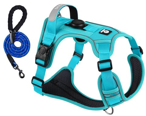 Harnais Anti Traction, Lumineux Harnais Chien, Colliers, Harnais et Laisses, Harnais True Love, Anti-Traction, réglable, contrôle facileHarnais Anti Traction pour Chien (XL)