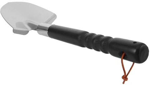 CONGARTENO Pelle à Cendres Acier Inoxydable avec Manche Long Ergonomique Pelle à Charbon pour Poêle et Foyer Accessoire Multifonction pour Jardin Barbecue et Nettoyage de Cendres