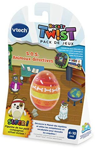 VTech - Rockit Twist - Jeu SOS Animaux détectives, Jeu Console éducative – Version FR