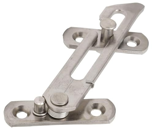 2 Pezzi Ferma Persiane Chiudere, Persiane Bloccare in Acciaio Inox Stopper Finestra Scorrevole Chiusura di Sicurezza Persiana da Esterno Staffa Finestra Persiane Bambini Raccordi di Chiusura