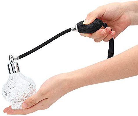 Vaporisateur de Parfum, Bouteille de Parfum en Verre Rétro, Bouteille Vide Rechargeable, Vaporisateur, Atomiseur, 80ml