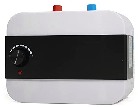 SUBKUDY Piccolo scaldabagno con riserva, per cucina, garage, 1500 W, 6 litri, isolante, scaldabagno istantaneo sotto lavello, riscaldatore d'acqua istantaneo elettrico