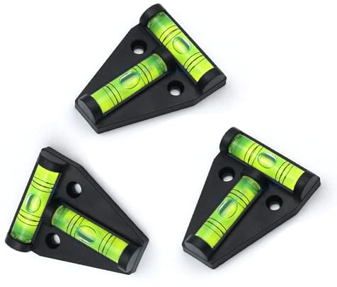 Livella a Bolla Magnetica a T, 3 Pezzi Livella a Bolla Incrociata, Livella di Precisione, Mini Livella a Bolla, Piramide Livella a Bolla Incrociata per Campeggio, Roulotte, Camper E Roulotte Magnetico