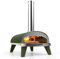 ZiiPa • Pizzaofen mit Pellets Piana • Ton • Ultra kompakt & innovativ • Erhitzt auf 450 °C in 20 Minuten • Expressgaren 90 Sekunden • Feuerstein Ø 31 cm