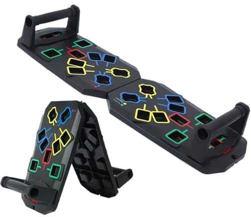 Planche de défi Push Up – Cadre d'exercice pliable multifonction, outil de fitness antidérapant | Planche d'entraînement musculaire de la poitrine, base d'entraînement de force, équipement de