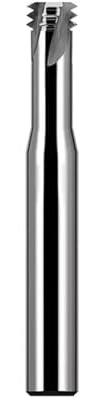 1pcs HRC 60 Degree Carbide Thread Milling M1 M1.2 M1.4 M1.6 M2 M2.5 M3-M24 Solid Carbide Thread Milling Cutter(M16 x2,Three Teeth)