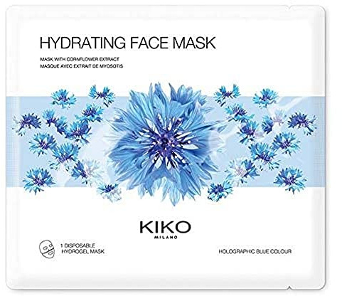 Kiko Milano Hydrating Face Mask, Moisturising Hydrogel, Cornflower Extract