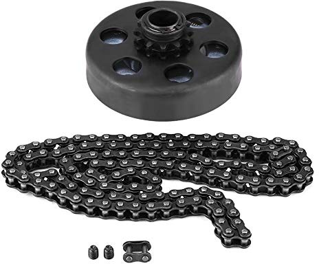 Centrifugalkoppling med kedja # 35, 3/4 tums innerdiameter, 12 tänder, för 6.5HP/Go Kart/Mini Bike motorer