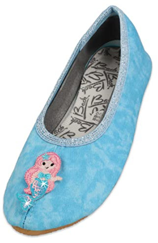 Beck Mädchen Meerjungfrau Gymnastikschuhe, Blau, 30 EU