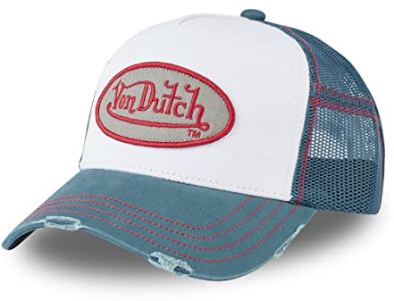 Von Dutch Casquette Homme & Femme, Trucker Summer, Bleu Con