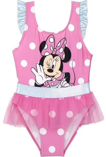 Bañador Niña Disney Licencia Oficial Diseño Único - Traje Baño Niña Disney Resistente Playa y Piscina