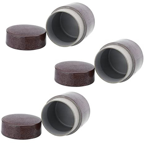 Garneck 3pcs Japanese Wake up Ceramic Tea Canister Terrarium Glass Ceramic Tea Container Japanese Tea Canister Tea Storage Can Ceramic Tea Tin Storage Tank Travel Ceramics Seal