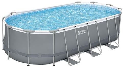 Bestway 5611K-7 Piscina base fuori terra da Steel Pro Max da 549x274x122 cm