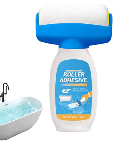 Revêtement Anti-slip Douche-vernis transparent transparent transparent pour sols et carreaux de douche | Revêtement résistant au glissement pour les surfaces de salle de bains y compris la céramique