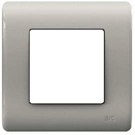 Bjc sol - Placa 2 elementos con bastidor sol-teide plata