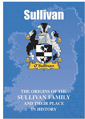 I LUV LTD Sullivan Irlandais Nom de Famille Livret D'histoire Couvrant L'origine de ce Nom Célèbre